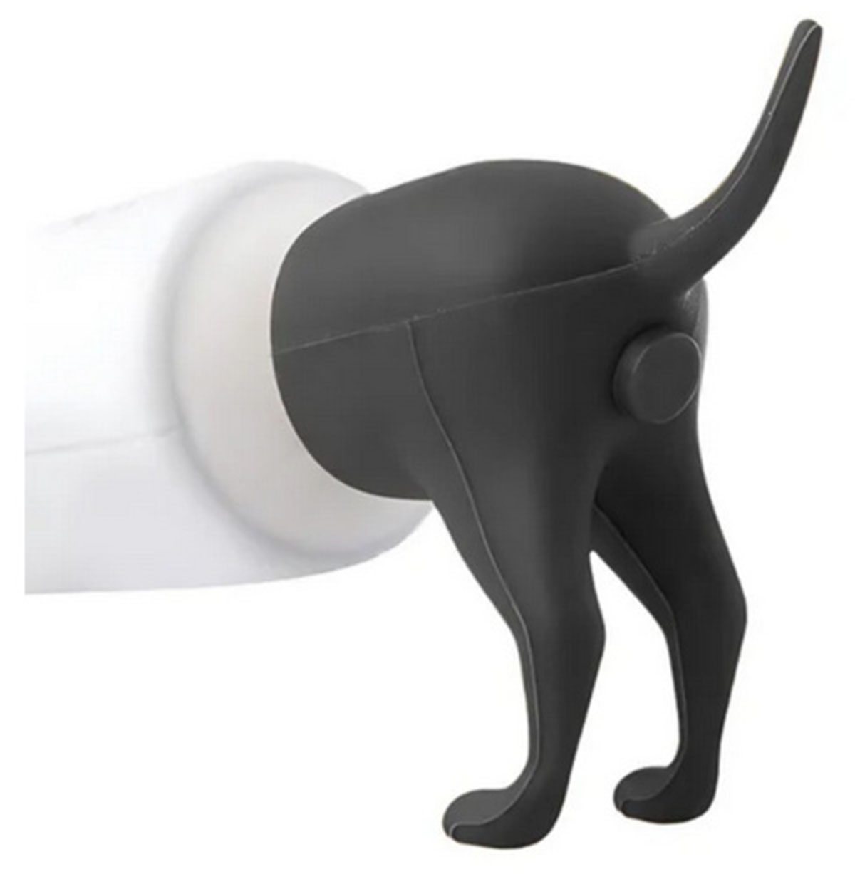 Poop Bag Dispenser - Divertido Pooping Dog Butt Topper creativo