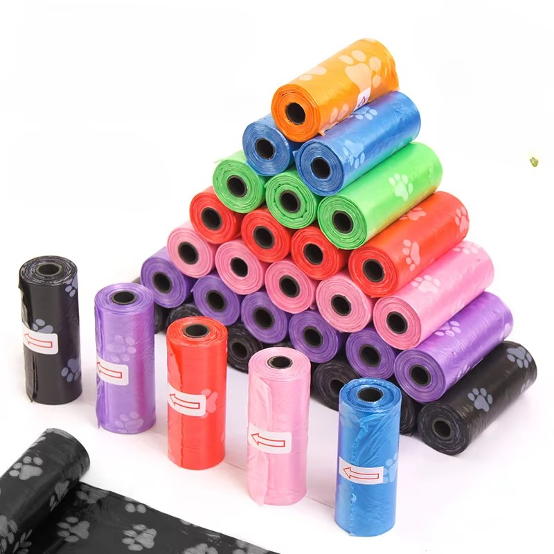 Poop Bag Dispenser - 1-4 Rollos de Bolsas Desechables para