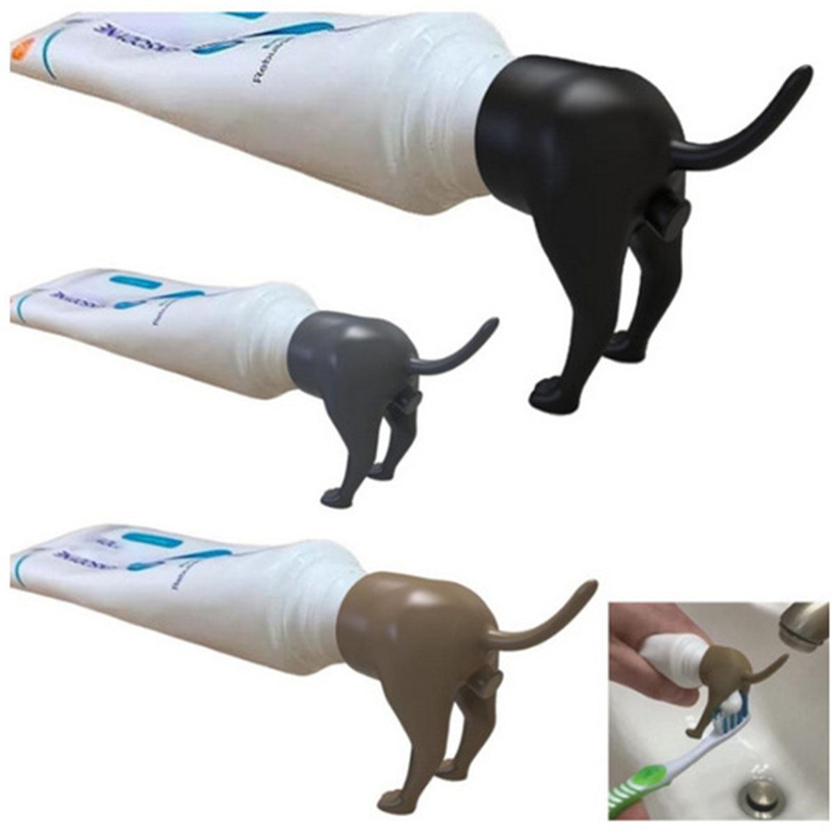 Divertido Pooping Dog Butt Top - Poop Bag Dispenser reseña y precio