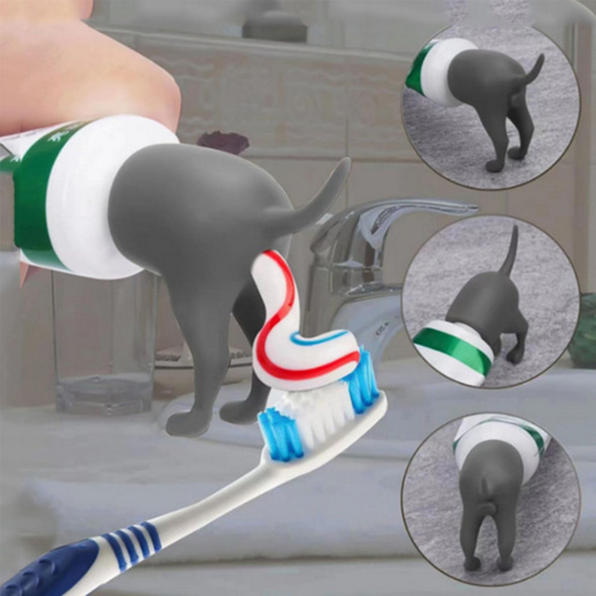 Divertido Pooping Dog Butt Top - Poop Bag Dispenser reseña y precio