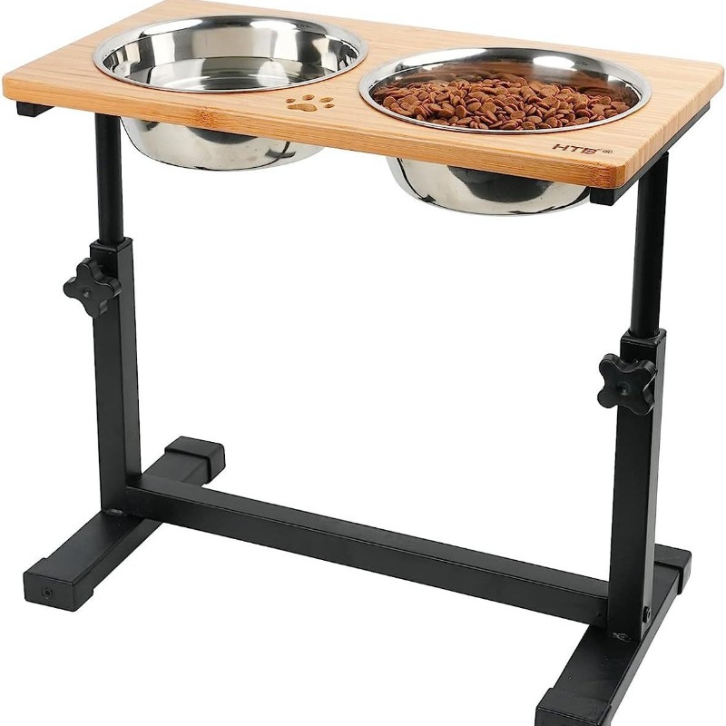 Comedero Elevado de Madera par - Pet Supplies Pet Shop reseña y precio