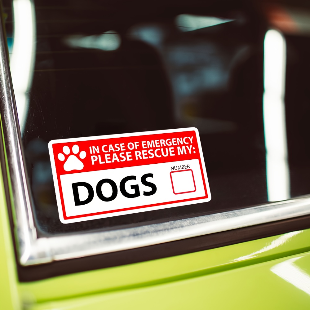 (2 Hojas) Pegatinas de Rescate - Pet Supplies First reseña y precio