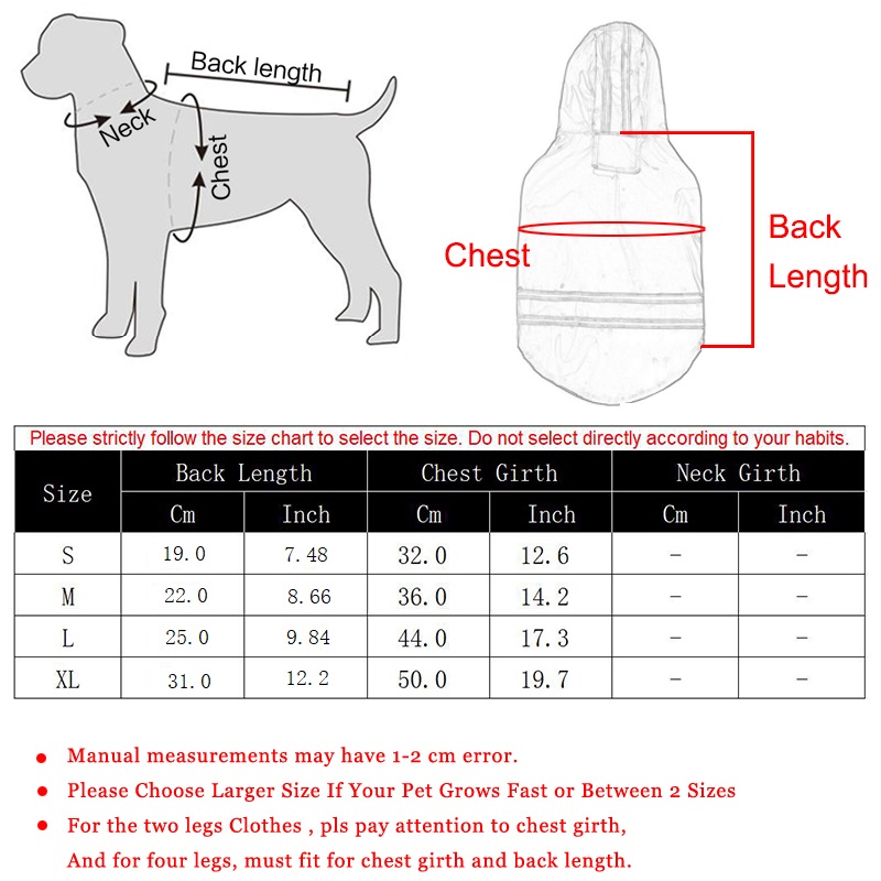 Ropa impermeable para perros p - Pet Supplies York reseña y precio