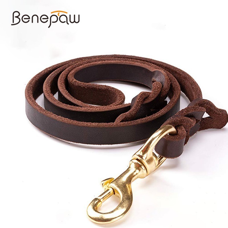 Benepaw-Correa de cuero de vac - Pet Supplies Pet Shop reseña y precio